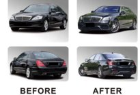 Mercedes S-class W221 2005-2013 Zestaw body kit facelift do W222 AMG S63 zdjęcia 4