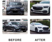 Mercedes C-class W206 2022- Zderzak przedni kompletny (Maybach) zdjęcia 1