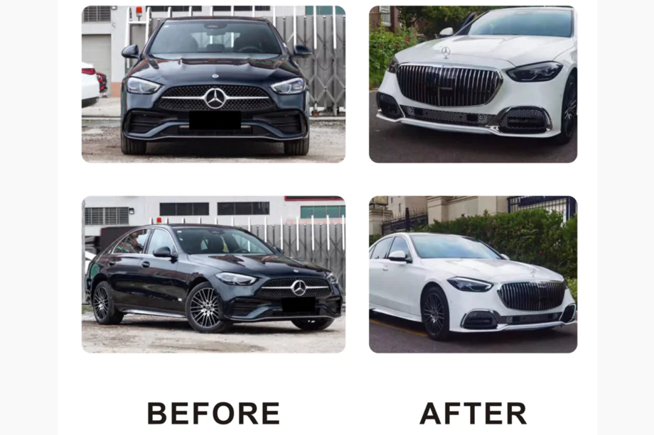 Mercedes C-class W206 2022- Zderzak przedni kompletny (Maybach) Image