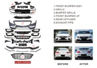 Mercedes C-class W205 2014-2021 Zestaw body kit z dyfuzorem do Coupe (AMG C63-design 2018-2021) zdjęcia 2