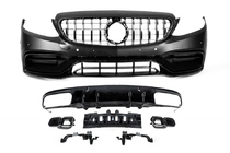 Mercedes C-class W205 2014-2021 Zestaw body kit z dyfuzorem do Coupe (AMG C63-design 2018-2021) zdjęcia 1