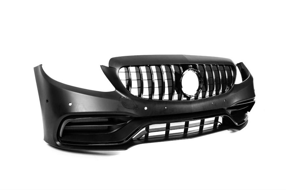 Mercedes C-class W205 2014-2021 Zestaw body kit z dyfuzorem do Coupe (AMG C63-design 2018-2021) Zdjęcia 6