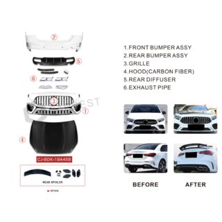 Zestaw body kit AMG A45 (Typ-B) Mercedes A-сlass W177 2018- zdjęcia 2