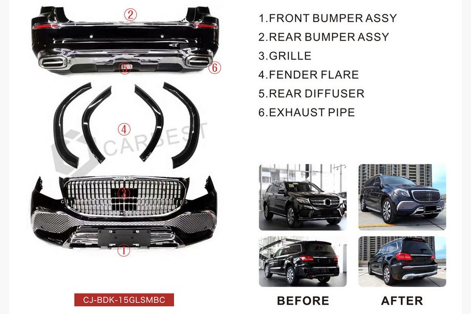 Mercedes GL/GLS class X166 2012-2019 Zestaw body kit Maybach (do GLS) Zdjęcia 2
