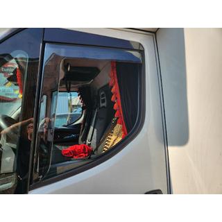 Wkładane owiewki szyb (przyciemniane, 2 szt., Cagatay) Iveco Daily 2014- zdjęcia 1