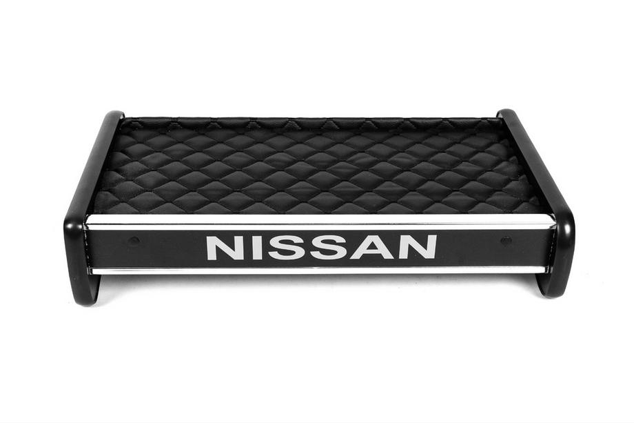 Nissan Primastar 2002-2014 Półka na deskę rozdzielczą (2001-2010, Czarna z czarną nicią) Image