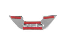 Renault Clio IV 2012-2019 Obramowanie Emblemat Przedni Carmos (Stal Nierdzewna) zdjęcia 4