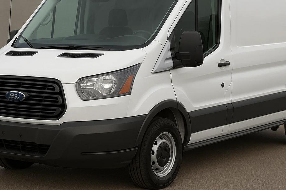 Ford Transit 2014- Nakładki na lusterka Carmos (2 szt., Stal Nierdzewna) Image