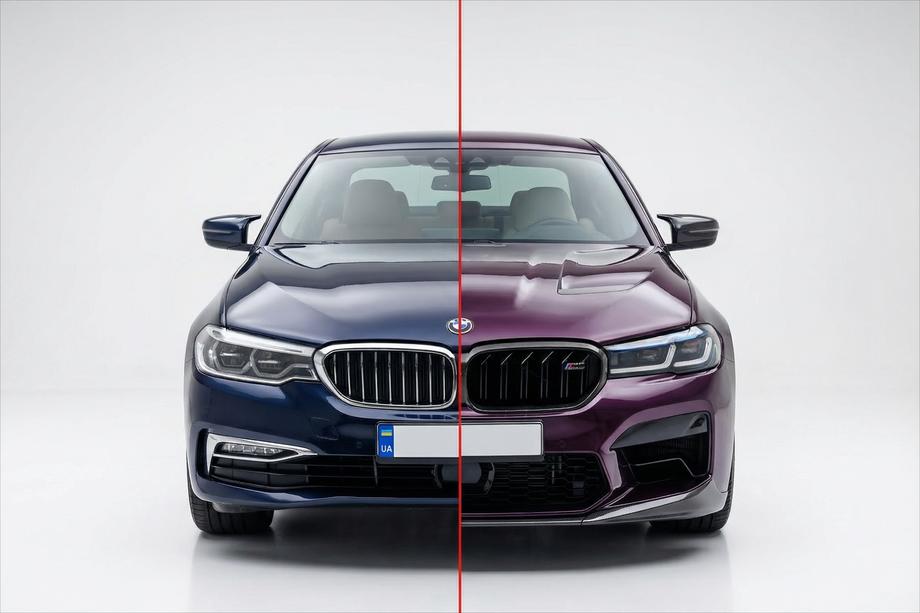 BMW Seria 5 G30/G31 2017–2023 Zestaw restylingowy z maską i błotnikami (do M5 Competition 2021) Image