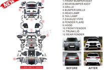 BMW X5 E70 2007-2013 Zestaw body kit facelift do X5M F95 2019 zdjęcia 8