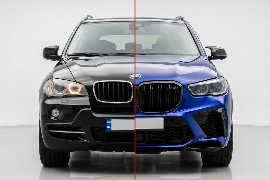 BMW X5 E70 2007-2013 Zestaw body kit facelift do X5M F95 2019 Image