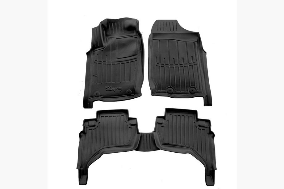 Mitsubishi L200 2006-2015 Dywaniki gumowe Stingray 3D (arabic version, 5 szt) Image