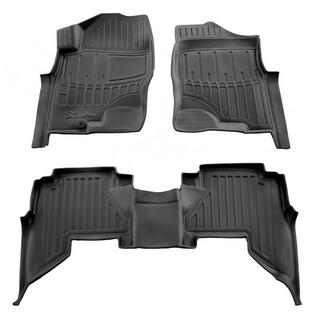 Dywaniki gumowe Stingray 3D (2005-2010, 3 szt) Nissan Pathfinder R51 2005-2014