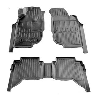 Dywaniki gumowe Stingray 3D (Crew Cab, 5 szt.) Toyota Hilux 2006-2015