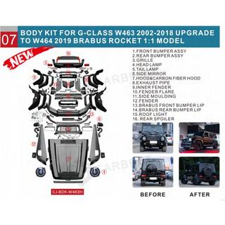 Zestaw body kit facelift do G900 Roket Mercedes G сlass W463 1990-2018 zdjęcia 2
