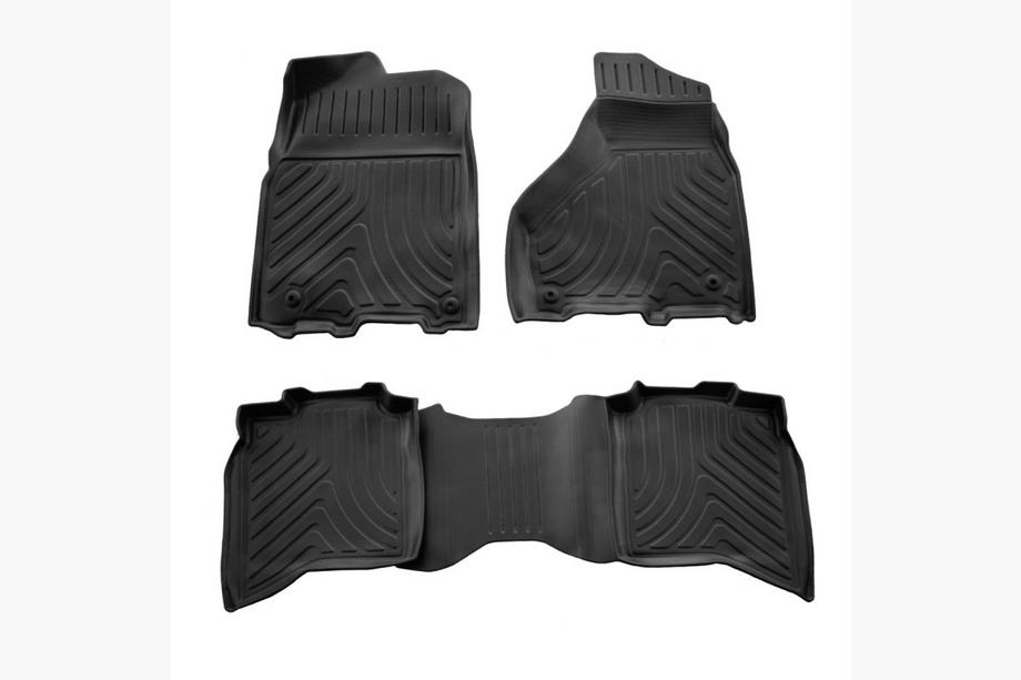 Dodge RAM (DS/DJ/D2) 2009–2024 Dywaniki Gumowe Stingray 3D (Crew cab, 2009-2018, 4 szt) Image