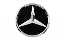 Mercedes C-class W205 2014-2021 Wyprzedaż Emblemat przedni pod szkłem z chromowaną ramką a2058806406 (witryna) zdjęcia 1