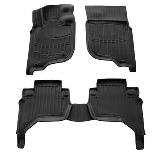 Dywaniki Gumowe Stingray 3D (EU, KAOT, 5 szt) Mitsubishi L200 2006-2015