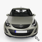 Opel Corsa D 2007-2014 Przedni splitter ESA (2010-2014, czarny) zdjęcia 1