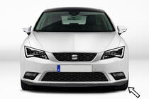 Seat Leon 2013-2020 Przedni splitter ESA (czarny) zdjęcia 1