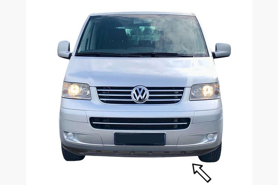 Volkswagen T5 Caravelle 2004-2010 Przedni splitter ESA (czarny) Image