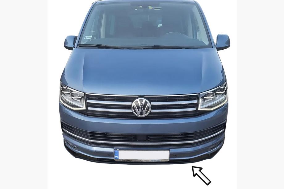 Volkswagen T6 2015-2024 Przedni splitter ESA (Caravelle, czarny) Image