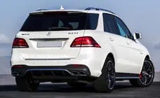 Mercedes GLE/ML class W166 2011-2018 Tylny dyfuzor do GLE (design GLE63) zdjęcia 2