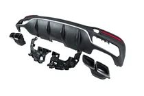 Mercedes GLE/ML class W166 2011-2018 Tylny dyfuzor do GLE (design GLE63) zdjęcia 9