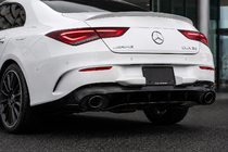 Mercedes CLA C118 2019- Tylny dyfuzor z końcówkami wydechu (design CLA35) zdjęcia 2