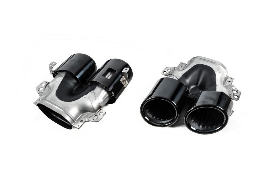 Mercedes A-class W177 2018- Tylny dyfuzor z końcówkami wydechu (Design A45 HB) Zdjęcia 7
