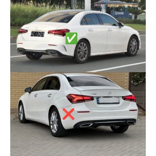 Tylny dyfuzor z końcówkami wydechu (Design A45 SD) zdjęcia 3