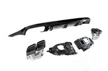 Mercedes E-class coupe C238 2016-2024 Tylny dyfuzor Black z końcówkami Black (Design AMG63) zdjęcia 5