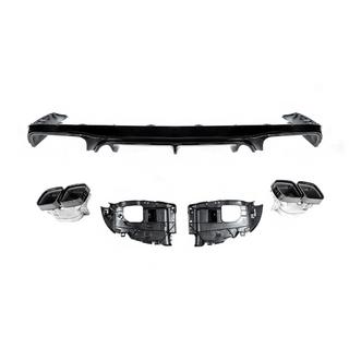 Tylny dyfuzor Black z końcówkami Black (Design AMG63) zdjęcia 2