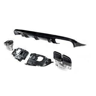 Tylny dyfuzor Black z końcówkami Black (Design AMG63) zdjęcia 4