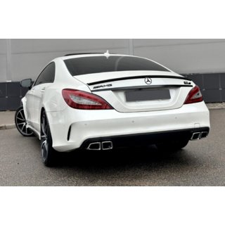 Dyfuzor tylny z końcówkami wydechu Black (2015-2018, design CLS63)