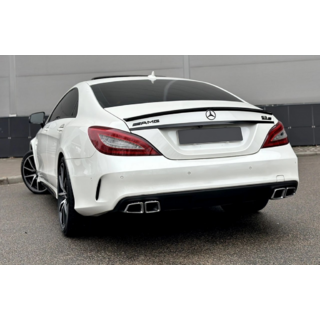 Dyfuzor tylny z końcówkami wydechu Black (2015-2018, design CLS63)