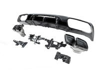 Mercedes CLS C218 2011-2018 Dyfuzor tylny z końcówkami wydechu Black (2015-2018, Design GT63) zdjęcia 6