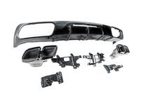Mercedes CLS C218 2011-2018 Dyfuzor tylny z końcówkami wydechu Black (2015-2018, Design GT63) zdjęcia 7