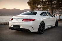 Mercedes S-class C217 Coupe 2014-2020 Tylny Dyfuzor z Końcówkami Black (2018-2020) zdjęcia 3