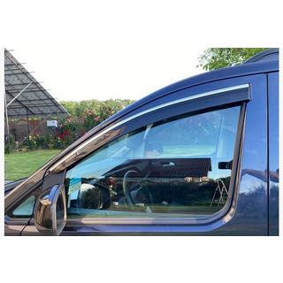 Owiewki szyb z chromowaną listwą (2 szt., Sunplex Chrome) Ford Connect 2021- zdjęcia 1