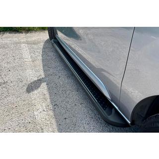Progi Boczné Allmond Black (2 szt., Aluminium) Opel Zafira Life 2019- zdjęcia 2