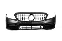 Mercedes C-class W205 2014-2021 Przedni zderzak kompletny (design AMG C63 2018-2021) zdjęcia 3