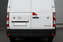 Opel Movano 2021- Listwa chromowana nad tablicą rejestracyjną (stal nierdzewna) Carmos - Turecka Stal Nierdzewna zdjęcia 1
