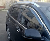 Honda CRV 2012-2016 Deflektory szyb z chromowaną listwą Niken Luxury (4 szt.) zdjęcia 1