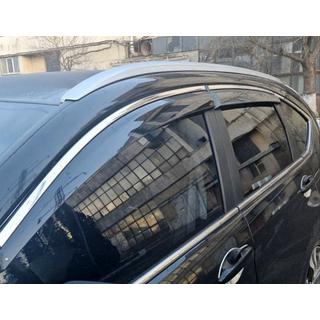 Deflektory szyb z chromowaną listwą Niken Luxury (4 szt.) Honda CRV 2012-2016 zdjęcia 2