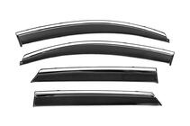 Hyundai Tucson TL 2016-2021 Deflektory szyb z chromowaną listwą Niken Luxury (4 szt.) zdjęcia 2