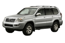 Toyota Land Cruiser Prado 120 2002-2009 Deflektory szyb z chromowaną listwą Niken Luxury (4 szt.) zdjęcia 1