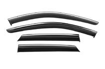 Mercedes ML W164 2005-2011 Deflektory szyb z chromowaną listwą Niken Luxury (4 szt.) zdjęcia 2