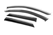 Mercedes ML W164 2005-2011 Deflektory szyb z chromowaną listwą Niken Luxury (4 szt.) zdjęcia 7