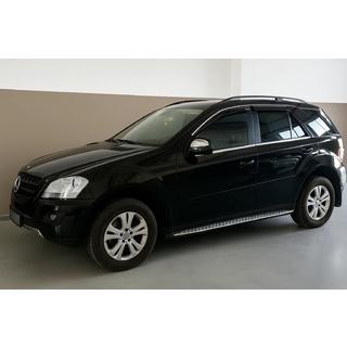 Deflektory szyb z chromowaną listwą Niken Luxury (4 szt.) Mercedes ML W164 2005-2011 zdjęcia 4